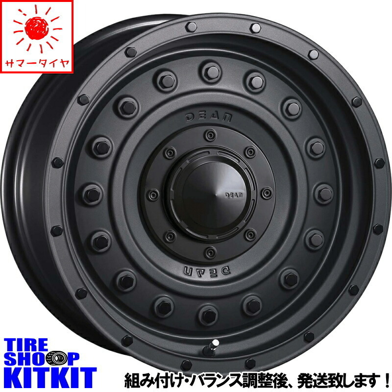 新品 ハイエース オープンカントリー R/T 215/65R16C 109/107Q 16インチ DEAN コロラド 6.5J +38 6/139.7 サマータイヤ ホイール 4本SET_画像1