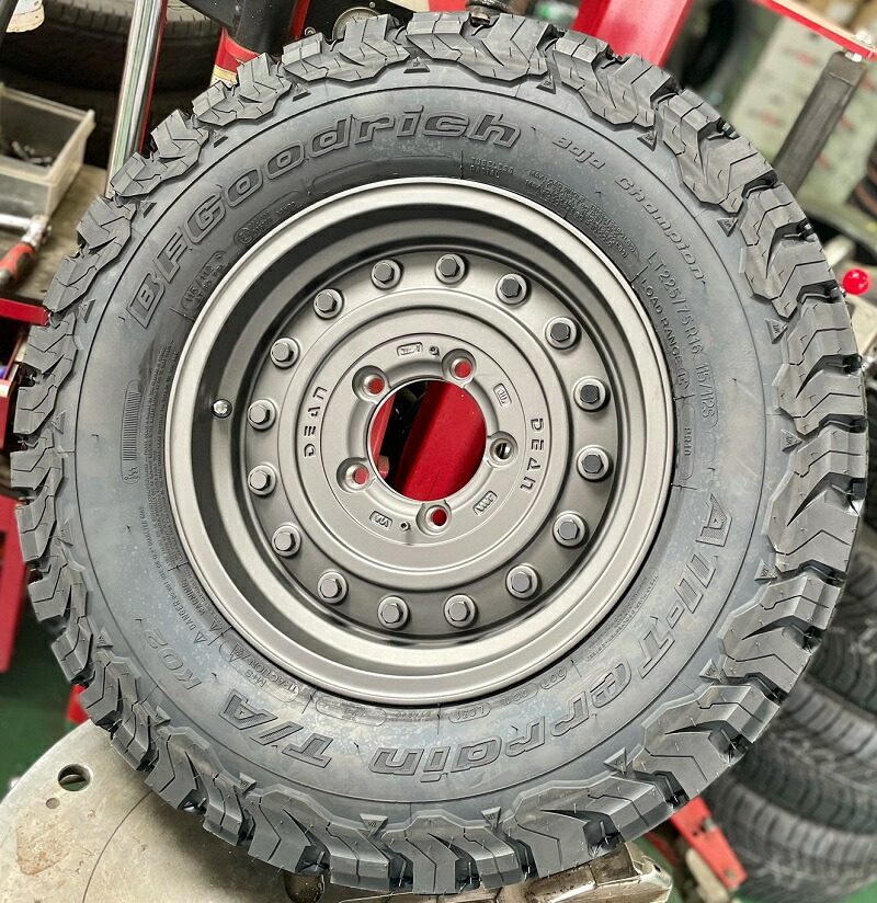 新品 FJクルーザー BFGoodrich T/A KO2 265/70R17 17インチ DEAN コロラド 8.0J +20 6/139.7 サマータイヤ ホイール 4本SET_画像4