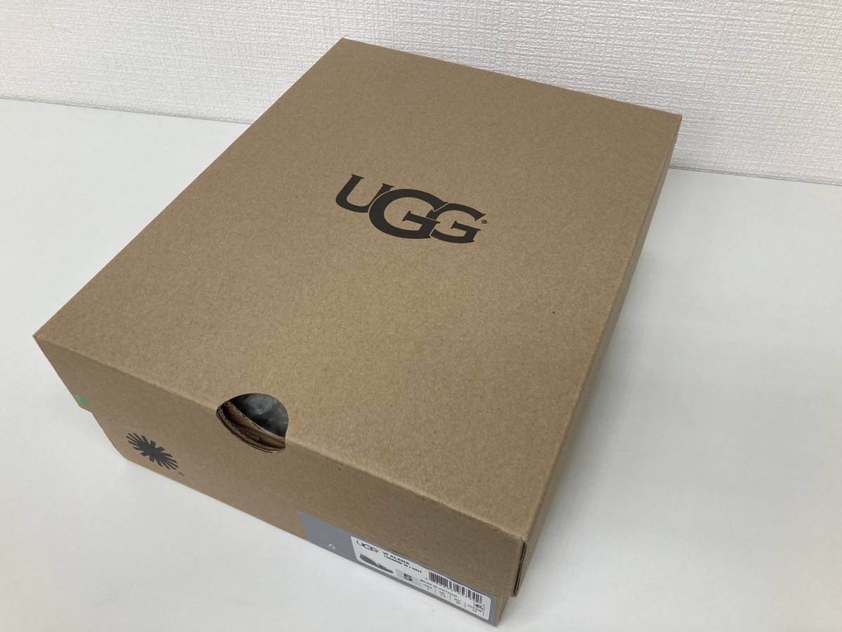 ほぼ未使用保管品 UGG アグ アレーナ 22ｃｍ NHT/ナイトフォール 1004806 レディース ムートン モカシン シープスキン T175_画像9