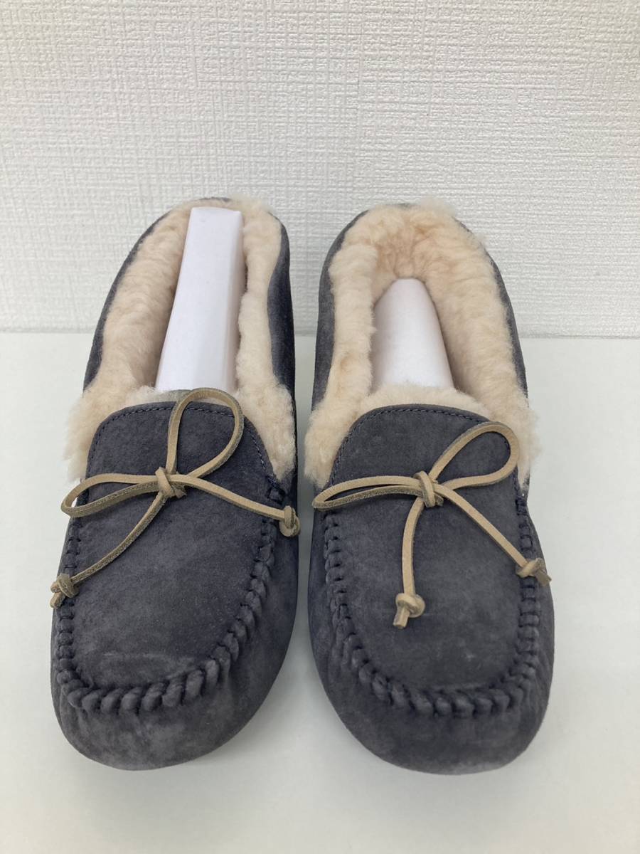 ほぼ未使用保管品 UGG アグ アレーナ 22ｃｍ NHT/ナイトフォール 1004806 レディース ムートン モカシン シープスキン T175_画像2