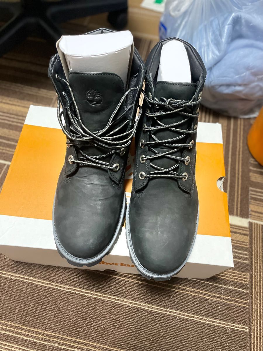 Timberland メンズ アルバーン 6インチ ウォータープルーフ ブーツ - ブラック6939R 25.5cm ティンバー