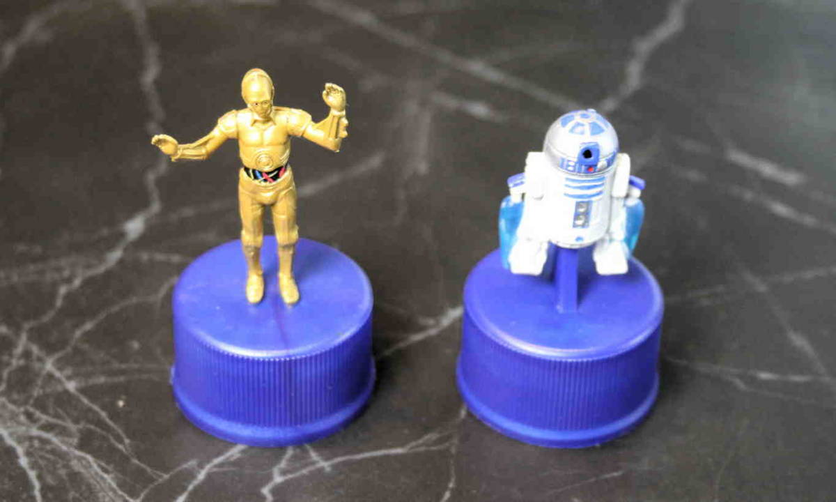 ★スターウォーズ　ボトルキャップ　C-3PO・R2-D2　 4個セット　ペプシ_画像3