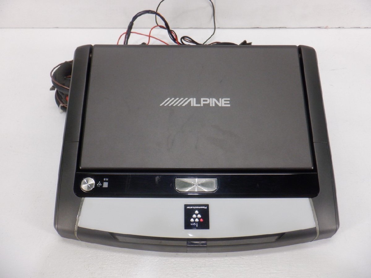 ALPINE PCX-R3300 フリップダウンモニター HFC26 セレナ HWS プラズマクラスター 10.2インチ 取付ステー付 リアモニター リモコンジャンク_画像7