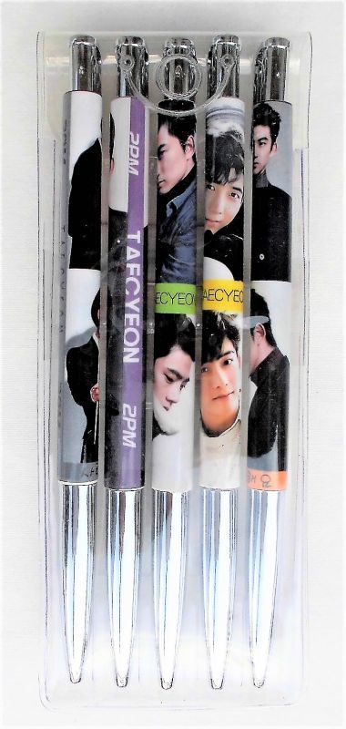 【送料無料】2PM ツーピーエム テギョン 韓国製 ボールペン ５本セット 321TG_画像1
