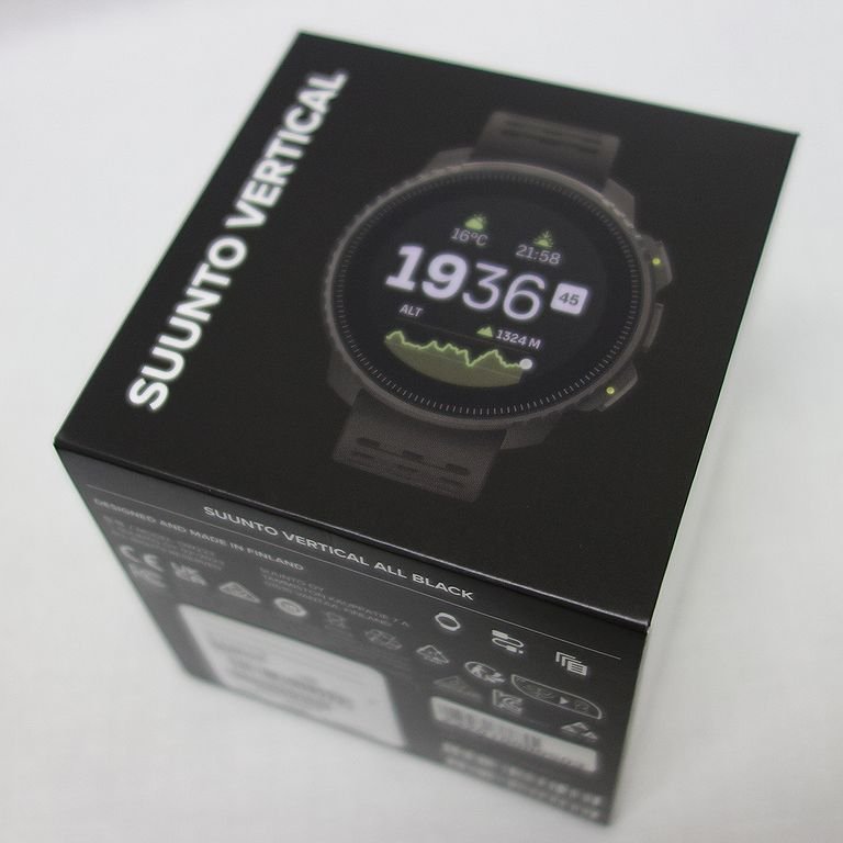 新品 未開封 SUUNTO VERTICAL ALL BLACK モデル/OW222 インボイス対応