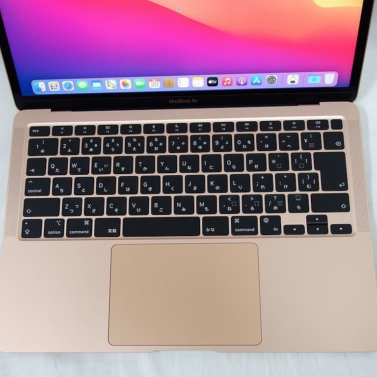 超美品 *安心30日保証* MacBook Air 13インチ M1 8GB 256GB バッテリー新品 インボイス対応可 送料無料 【k1006-450-1020】清T_画像2