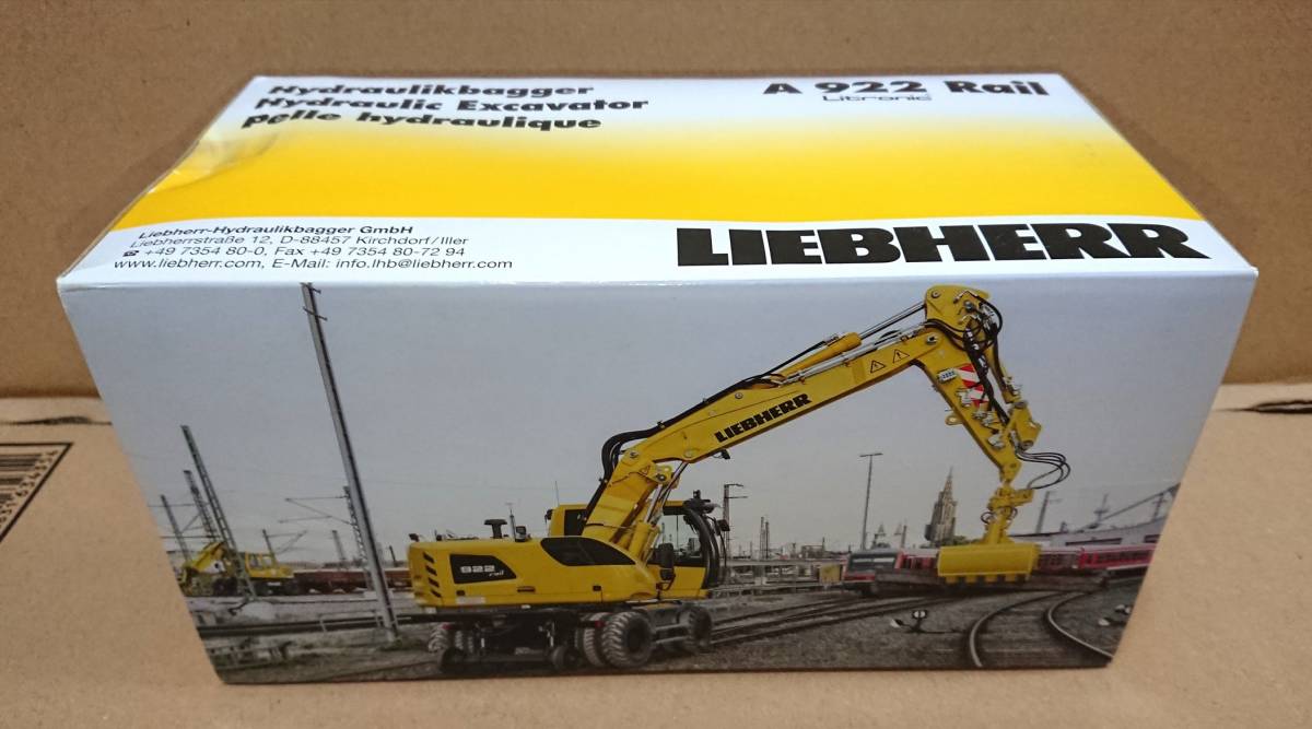 NZG 1/50 LIEBHERR A922 Rail Litronic 重機 ショベル - 建設 NZG 1/50 LIEBHERR A922 Rail Litronic 重機 ショベル - 建設
