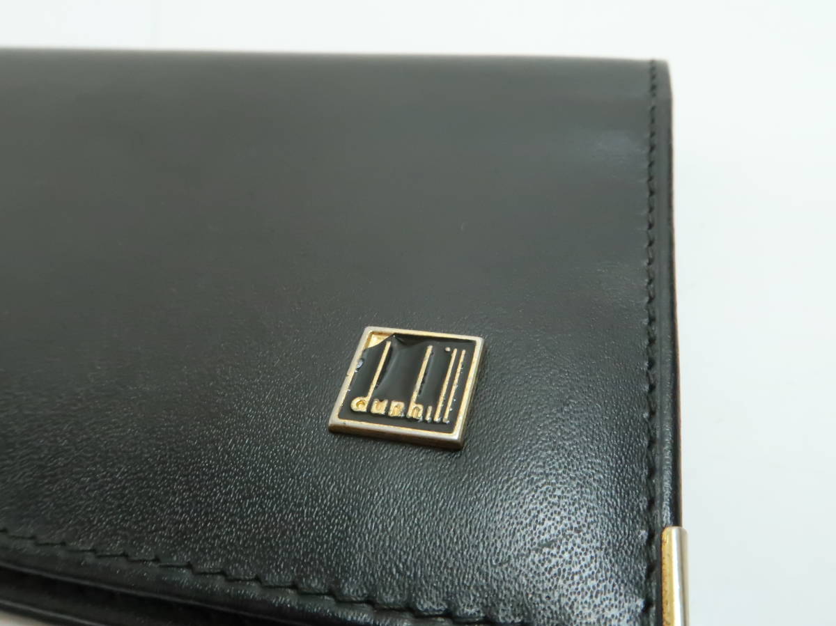 ダンヒル　札入れ＆カードケース　長財布　黒　ブラック系　イタリア製　dunhill　18673213_画像9