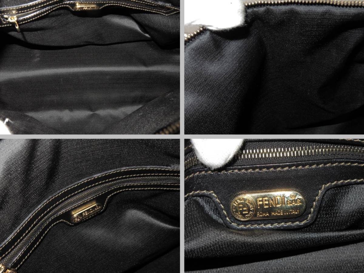  Fendi pe can рисунок сумка "Boston bag" покрытие парусина FENDI 18673204
