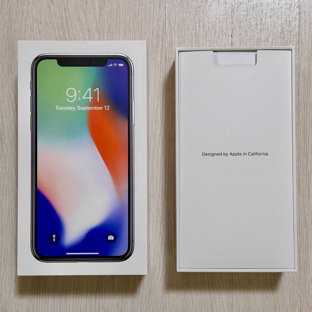 iPhone X 64 GB 付属品 箱 - スマートフォン本体