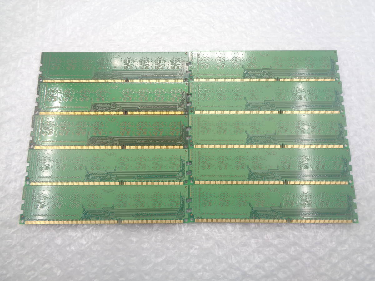 複数入荷 デスクトップ用メモリ SAMSUNG DDR3 PC3-12800U 4GB × 10枚セット 中古動作品(M83)_画像2