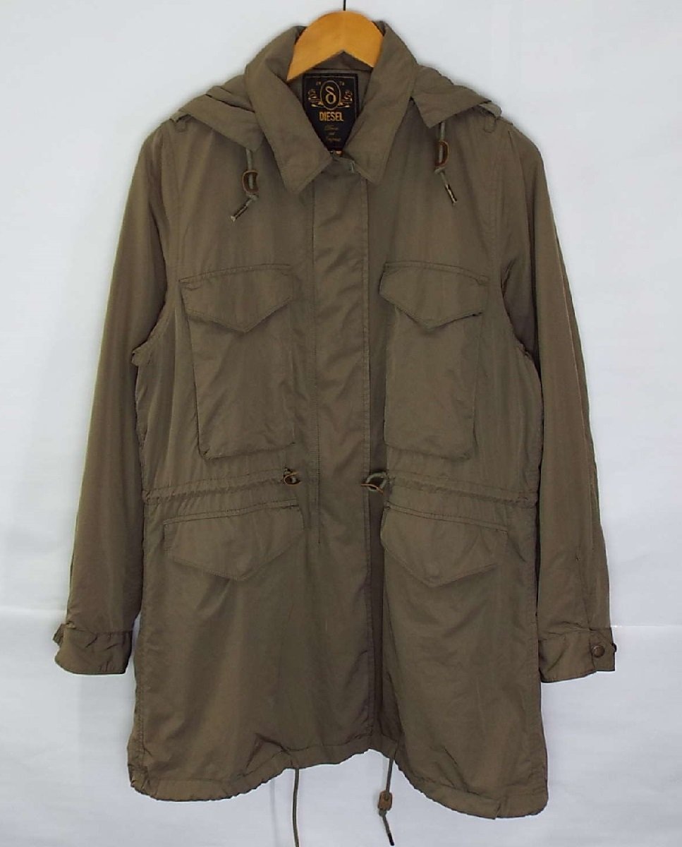 買得 R61〇DIESEL/ディーゼル モッズコート XSサイズ フード着脱可