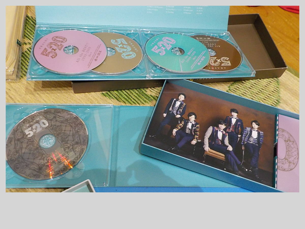 嵐　ベスト　ARASHI 5×20 All the BEST!! 1999-2019 初回限定盤 4CD+DVD 　おまけ　嵐フェス ARAFES NATIONAL STADIUM 2012 _画像2