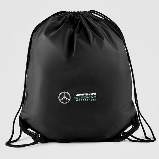 送料無料【未使用】Mercedes Benz メルセデスベンツ★ナップサック AMG bag Petronas Motorsport ペトロナス モータースポーツ リュック_画像1