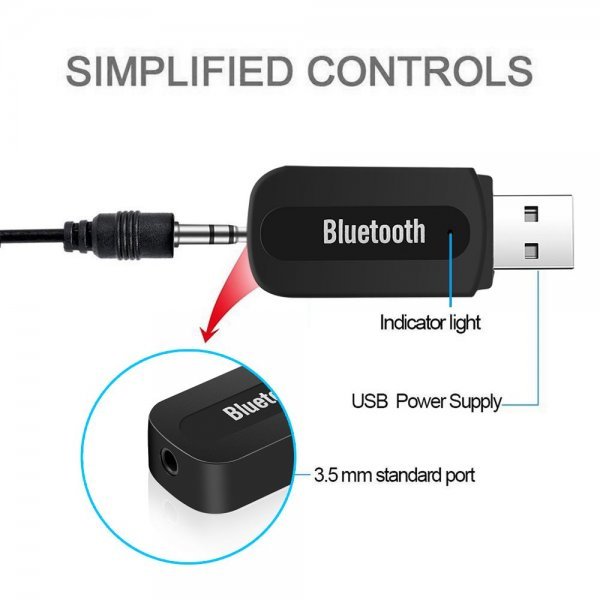 匿名配送 Bluetooth オーディオ 受信 アダプター ブルートゥース レシーバー USB android スマホ タブレット ワイヤレス 無線 アイフォン_画像4