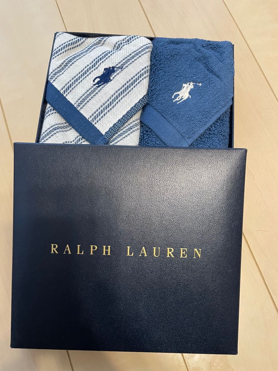 ラルフローレン　Ralph Lauren ハンドタオルセット　2枚　新品未使用