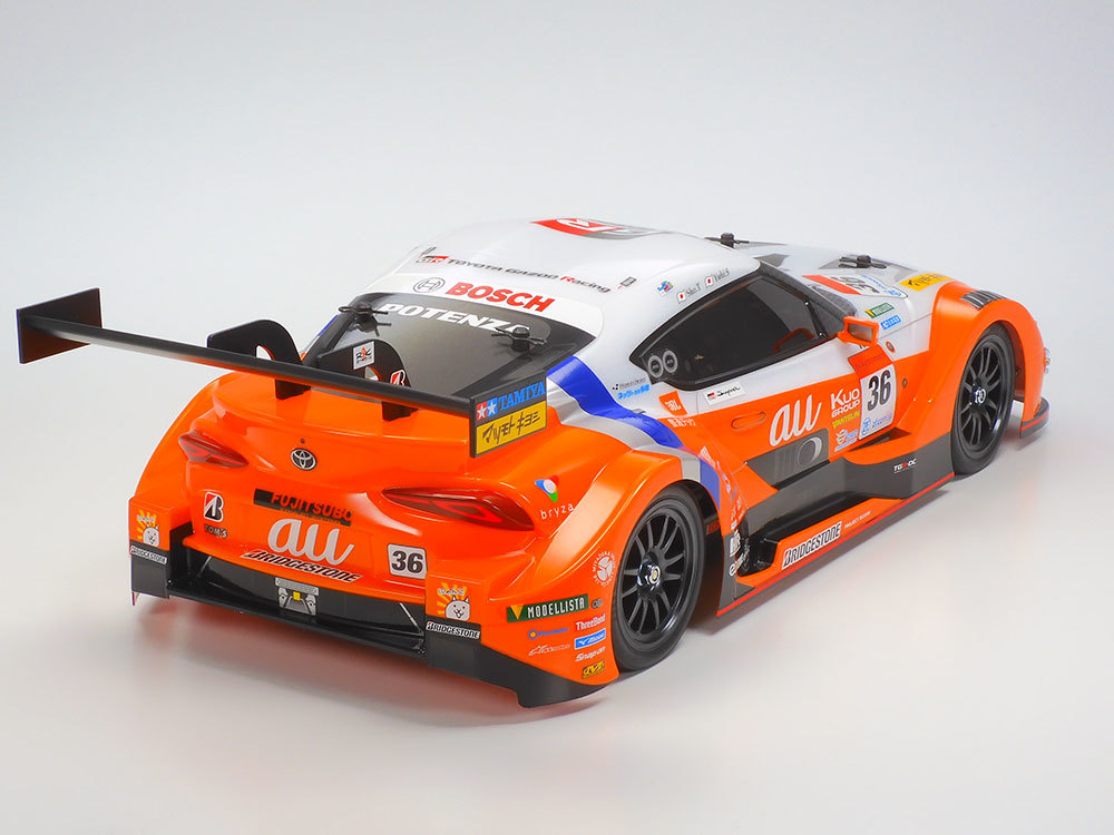 在庫処分　　1/10RC au TOM'S GR Supra (TT-02シャーシ)_画像2