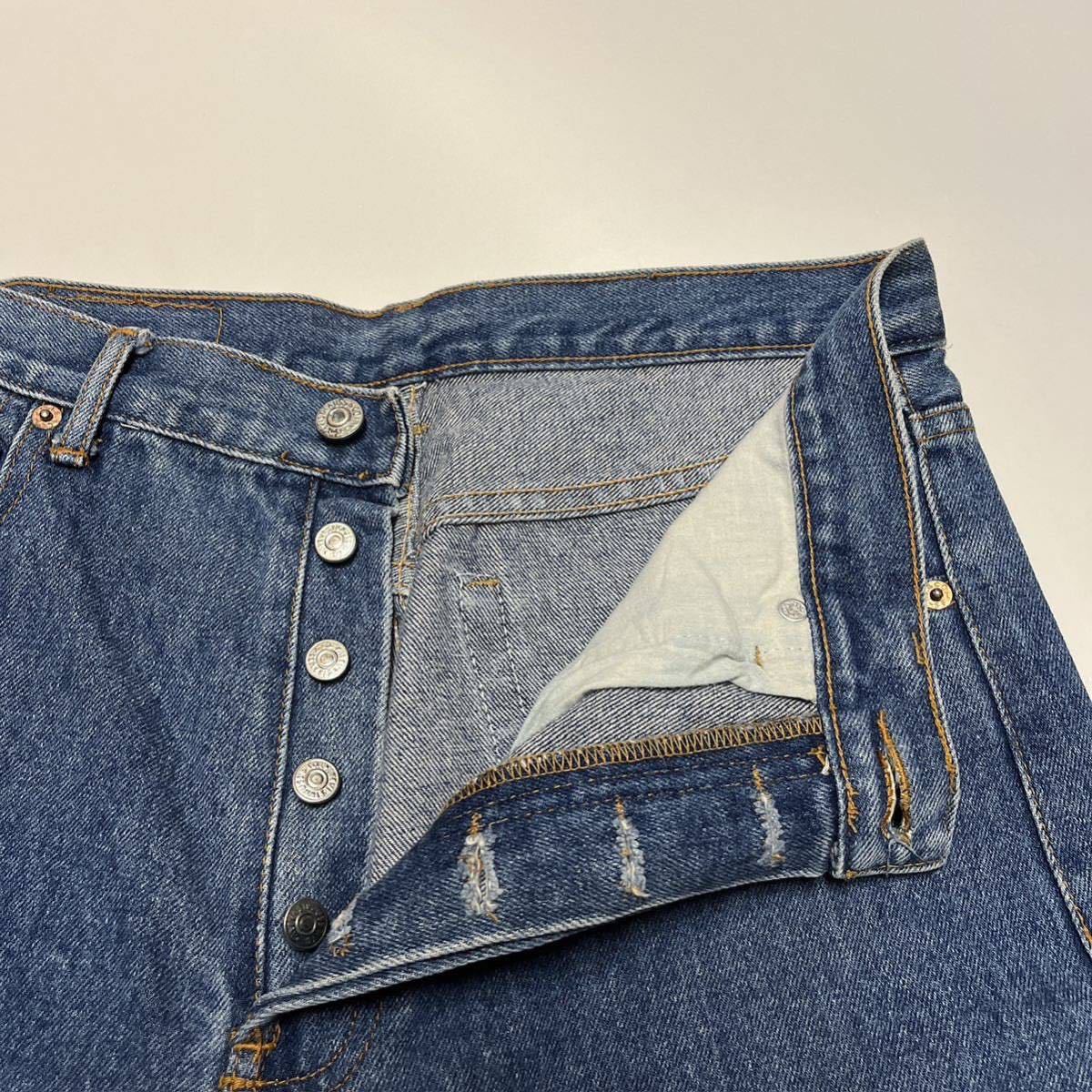 80s フィリピン製 Levi’s リーバイス 501 デニムパンツ ジーンズ 501-0190 W33 L34_画像6