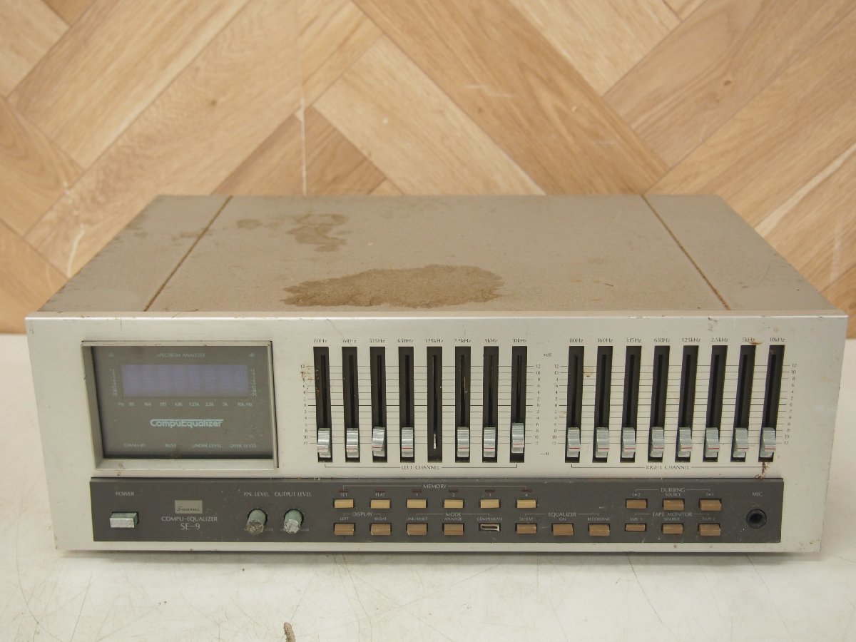 新品?正規品 ☆【1K1012-78】 Sansui ジャンク SE-9 グラフィック
