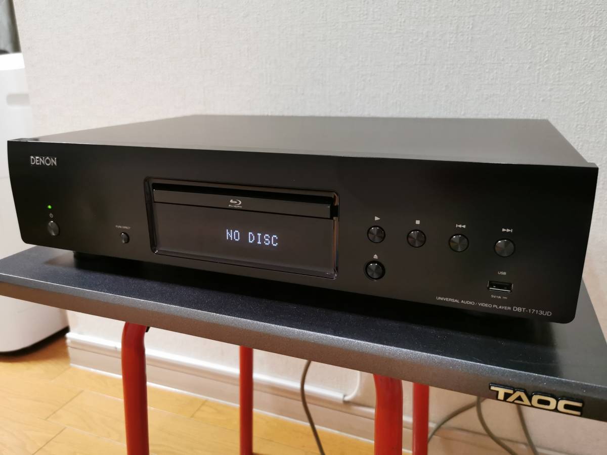 国産品 DENON・ユニバーサルプレーヤー・DBT-1713UD・完動準美品