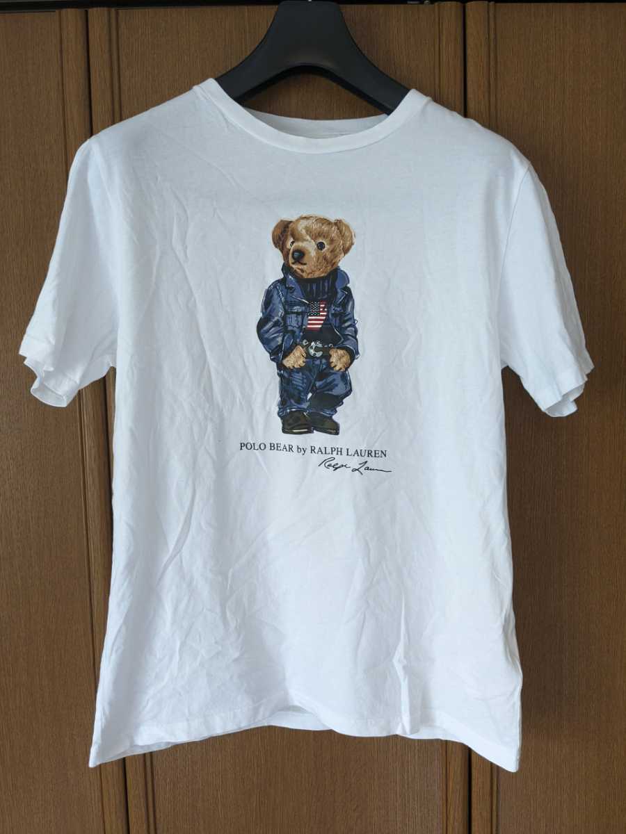 ポロ　ラルフローレン　ポロベア　半袖Tシャツ　XLサイズ 白色　ホワイト 即決　POLO RALPH LAUREN