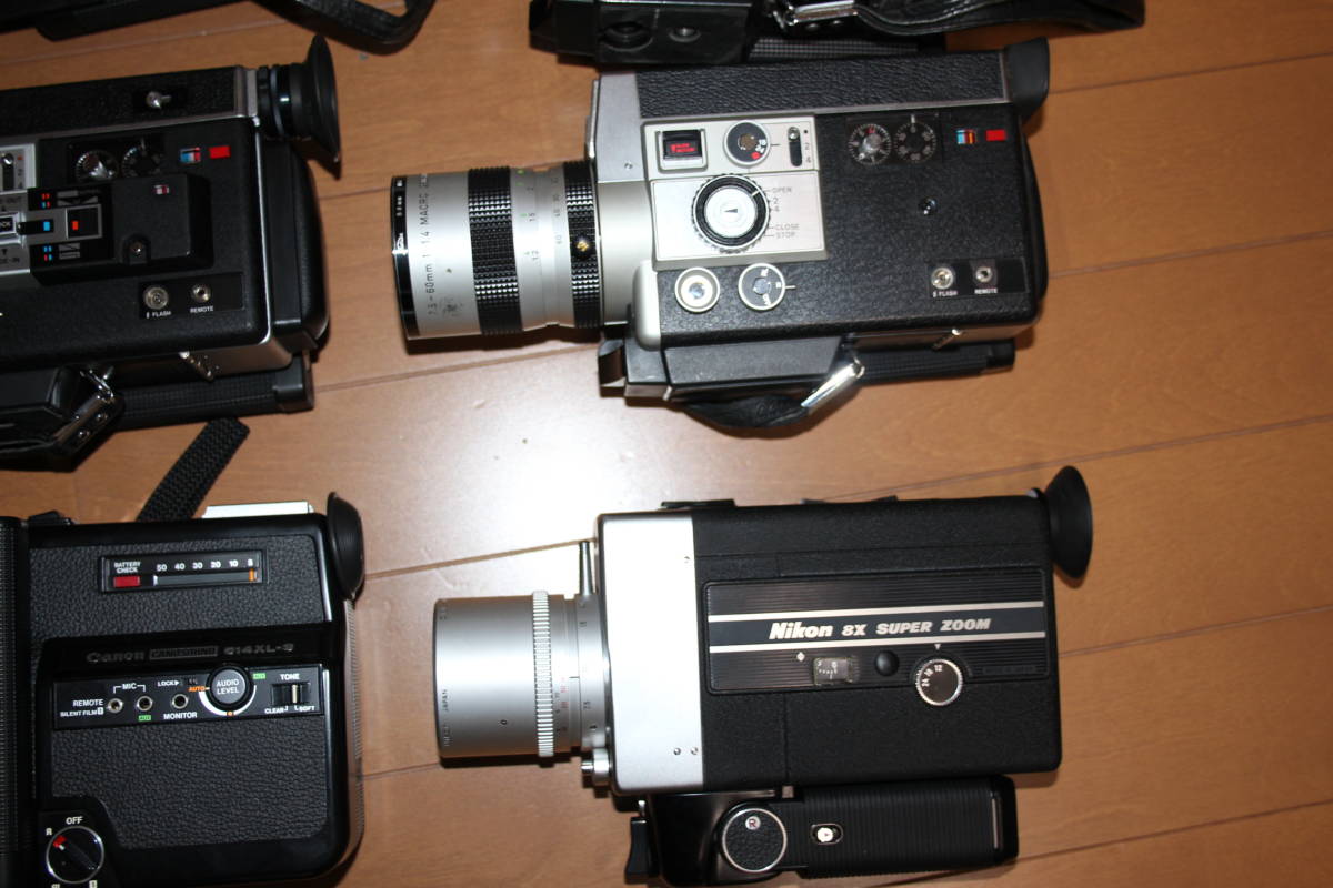 ジャンク 中古品 カメラ まとめ　8mm フィルムカメラ キヤノン ニコン ニコノス _画像4