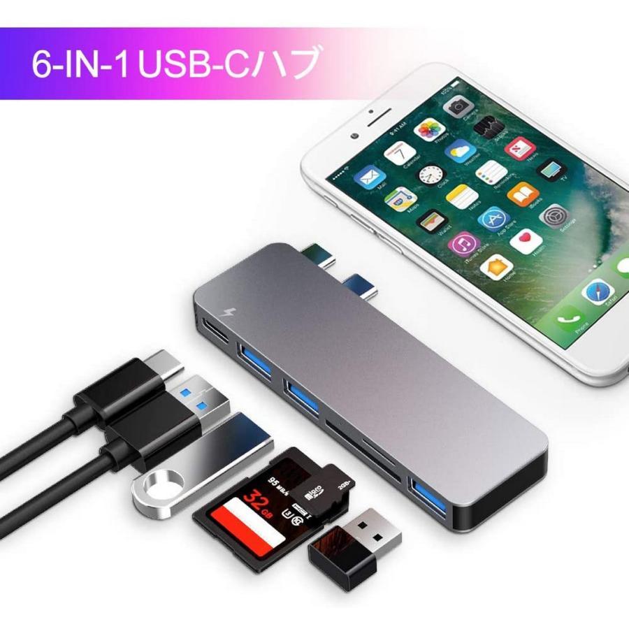 USB TypeCハブMacBookPro/Air 6-IN-1USB-Cハブ_画像6