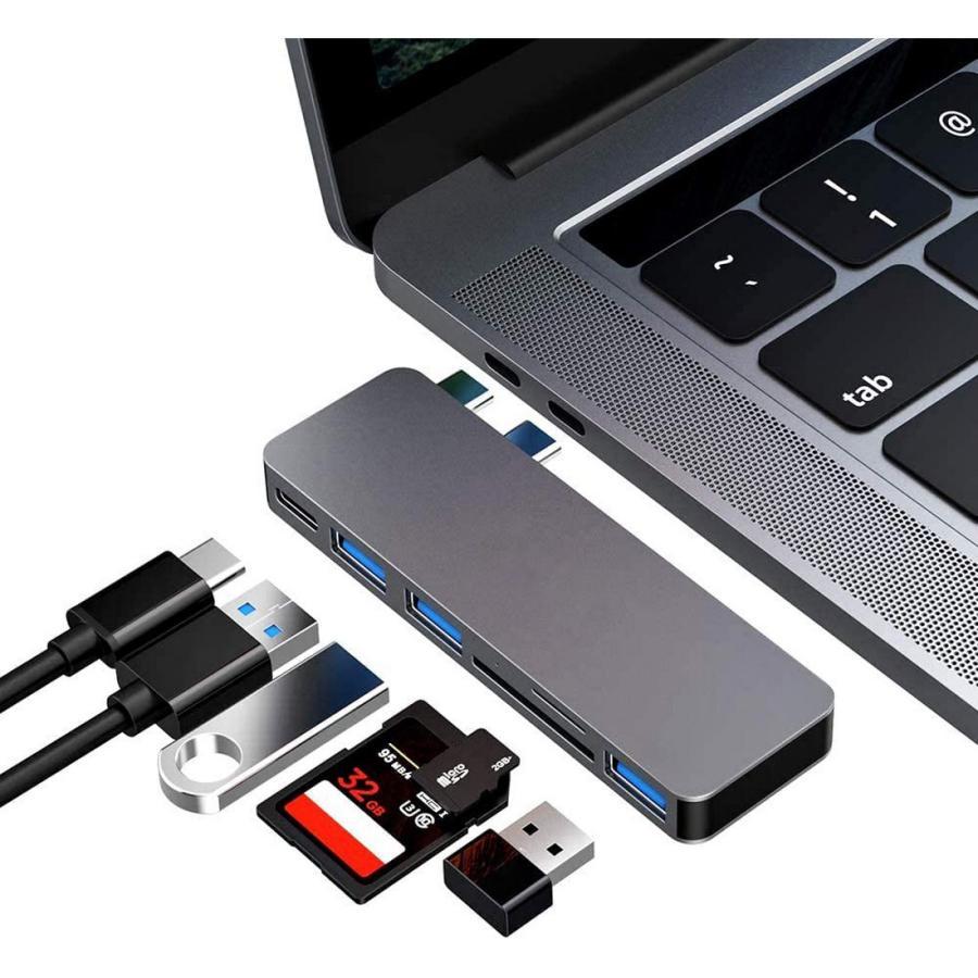 USB TypeCハブMacBookPro/Air 6-IN-1USB-Cハブ_画像1