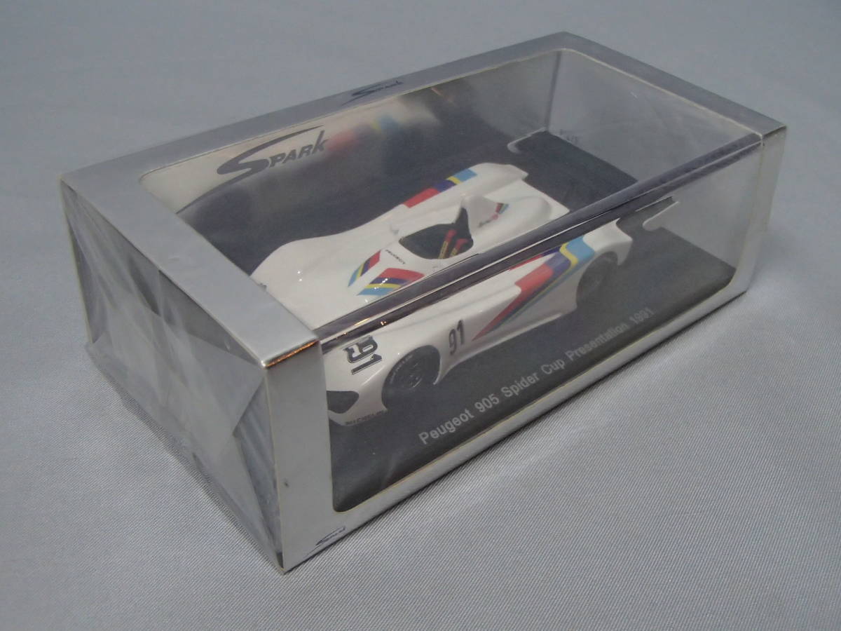 スパーク 1/43 　プジョー 905 #91 1991 スパイダーカップ プレゼンテーションカー　（S1278）_画像2