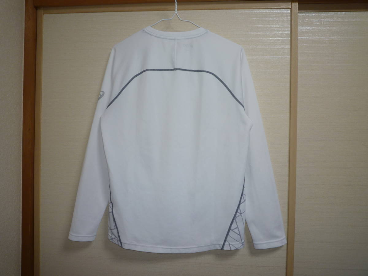  Asics рубашка с длинным рукавом белый M размер 