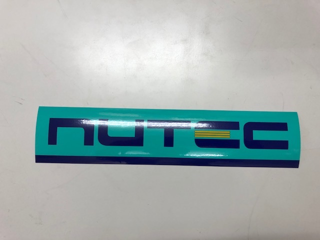 NUTEC（ニューテック） オリジナルステッカー　　サイズ　２５０　x５５㎜ 　　☆☆☆ ☆☆☆☆　⑩　　⑩/033_画像2