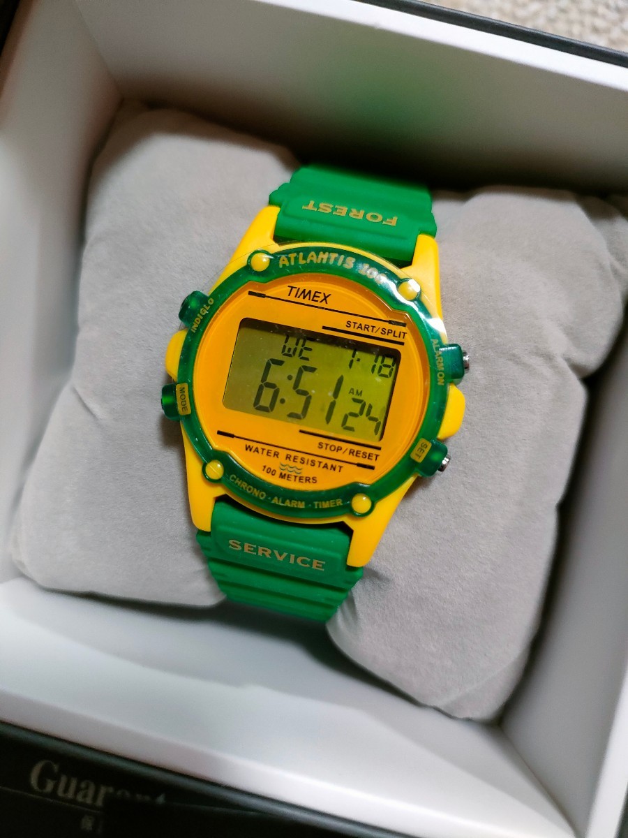  новый товар обычная цена 10450 TIMEX Timex ATLANTIS Atlantis forest сервис Япония ограничение желтый цвет зеленый JAPAN LIMITED наручные часы унисекс 