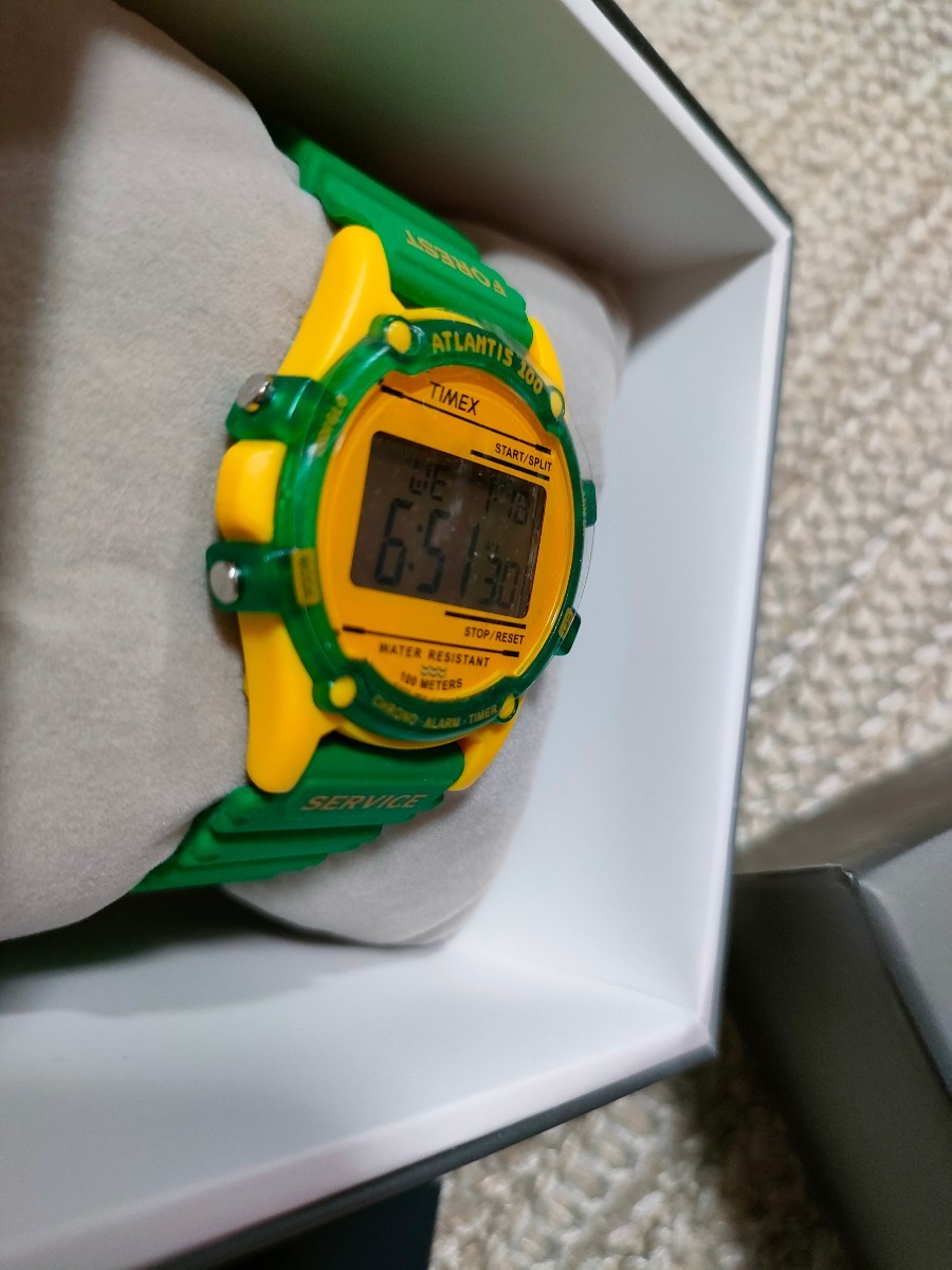  новый товар обычная цена 10450 TIMEX Timex ATLANTIS Atlantis forest сервис Япония ограничение желтый цвет зеленый JAPAN LIMITED наручные часы унисекс 