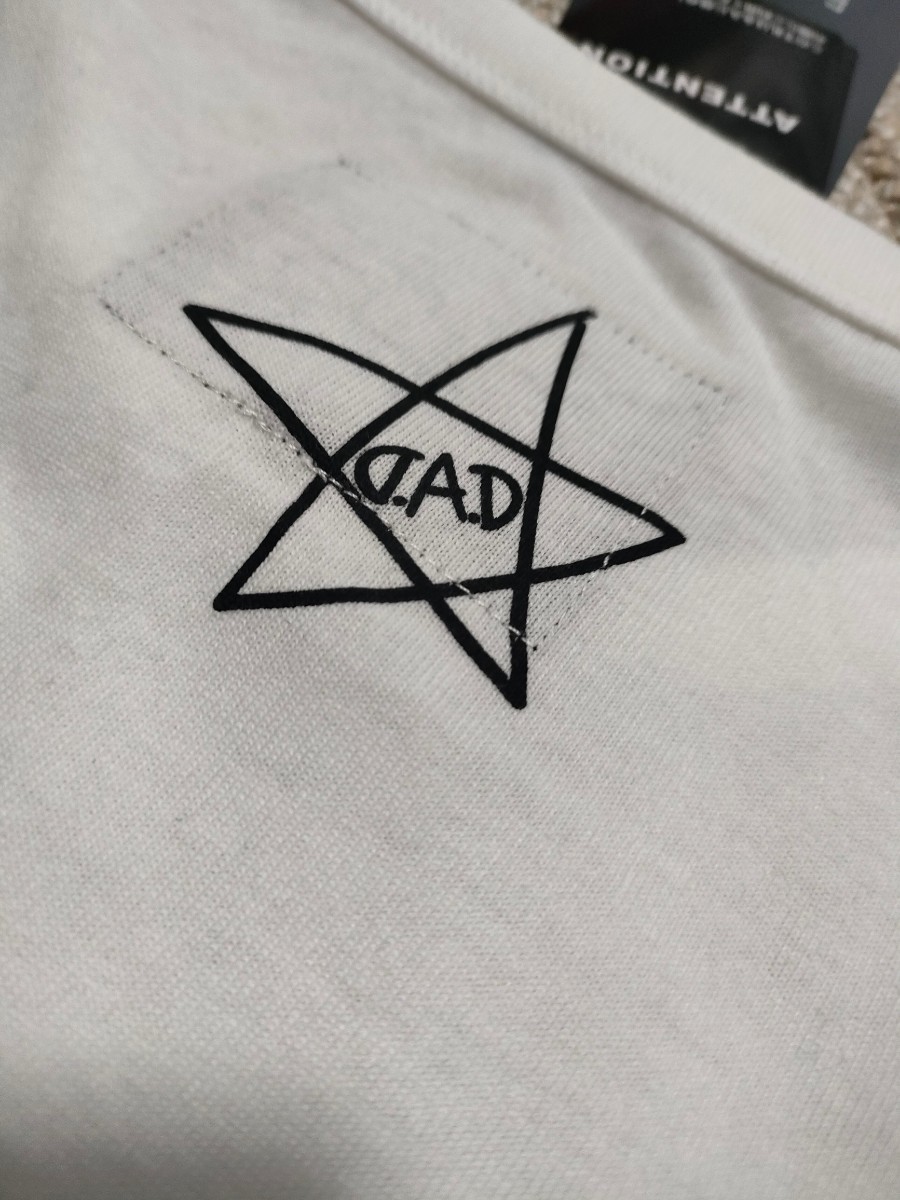 新品 D.A.D 半袖 Tシャツ L ビッグロゴ ホワイト 白 DAD GARSON ギャルソン メンズ 売切出品_画像4