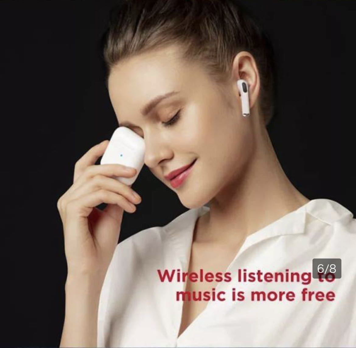 ★送料無料★Apple AirPods Pro型【オマケ付き】高性能EDR ワイヤレスイヤホン Bluetooth イヤホン iPhone X 8 iPhone11 12 13 Android対応_画像6