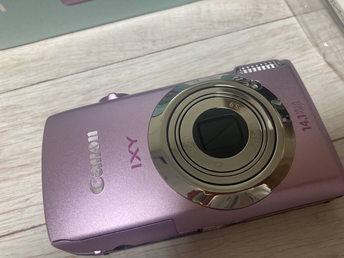 新品同様★CANON(キヤノン) IXY 10S 3.5型タッチパネル液晶モニターを装備したコンパクトデジタルカメラ（1410万画素）付属品あり
