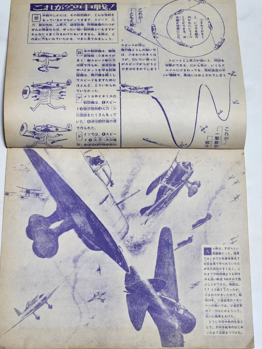 ５５　昭和37年９月号　少年付録　ゴールデンブック　大空の勇者　これが空中戦　日本爆撃機のNo.1飛竜　落下傘部隊_画像4