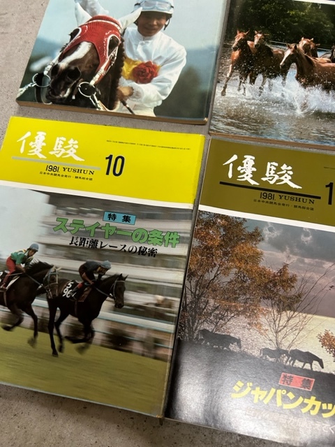 ★優駿　1981年1月号から12月号　全12冊セット　昭和56年　競馬雑誌 JRA_画像6