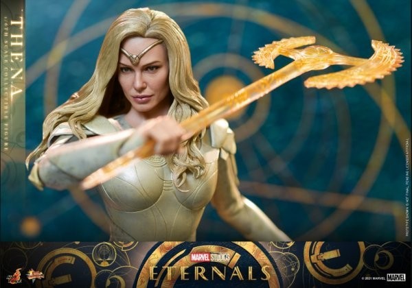 新品 ホットトイズ MMS628 1/6スケールアクションフィギュア エターナルズ セナ Eternals Thena HOTTOYS 未開封 アンジェリーナ・ジョリー_画像3