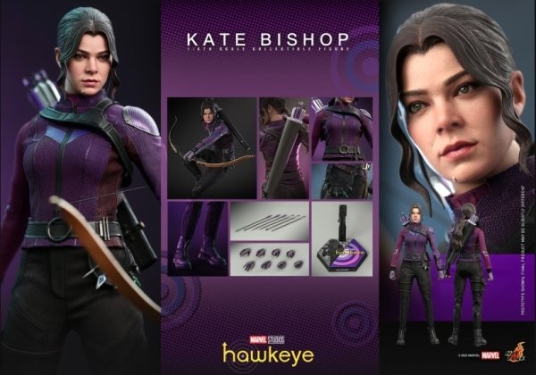 新品　ホットトイズ TMS074 ホークアイ Hawkeye ケイト・ビショップ Kate Bishop 1/6フィギュア Hottoys　未開封 (検 MMS532 avengers)