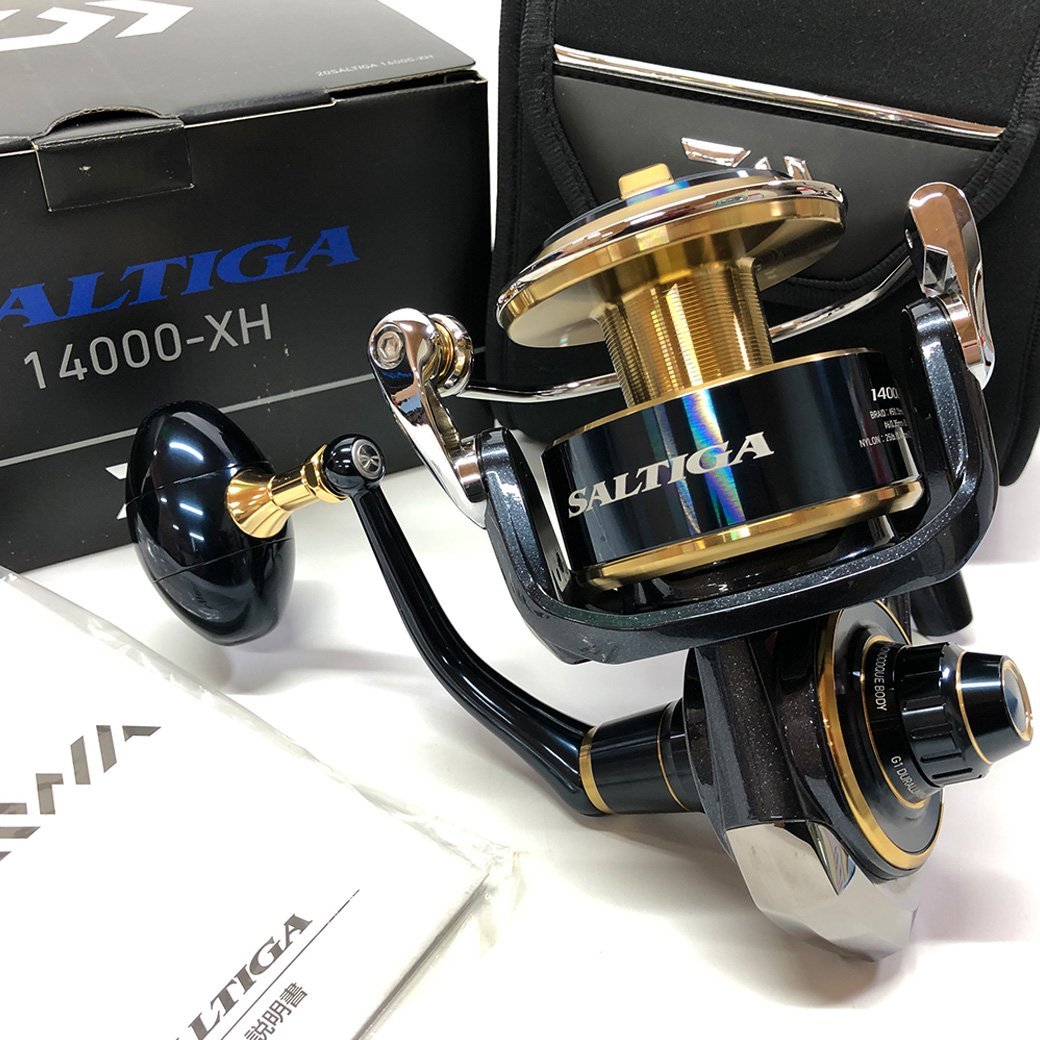 Q ダイワ 20 ソルティガ 14000-XH スピニングリール 箱 |DAIWA SALTIGA 00065006 釣具 リール REEL