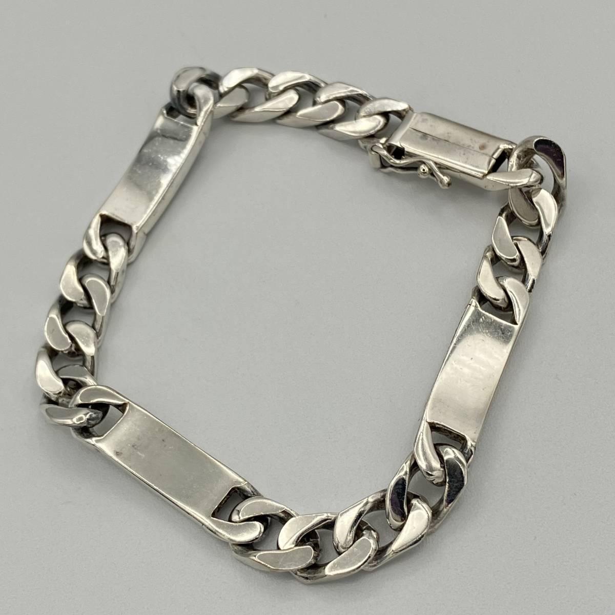 ☆ 希少品 ティファニー 喜平 リンク チェーン ブレスレット バングル シルバー 925 ビンテージ Tiffany Vintage Silver  Bracelet メンズ