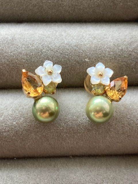 天然石 あこや 18金ピアス アコヤパール 真珠 Yahoo!フリマ(旧)-
