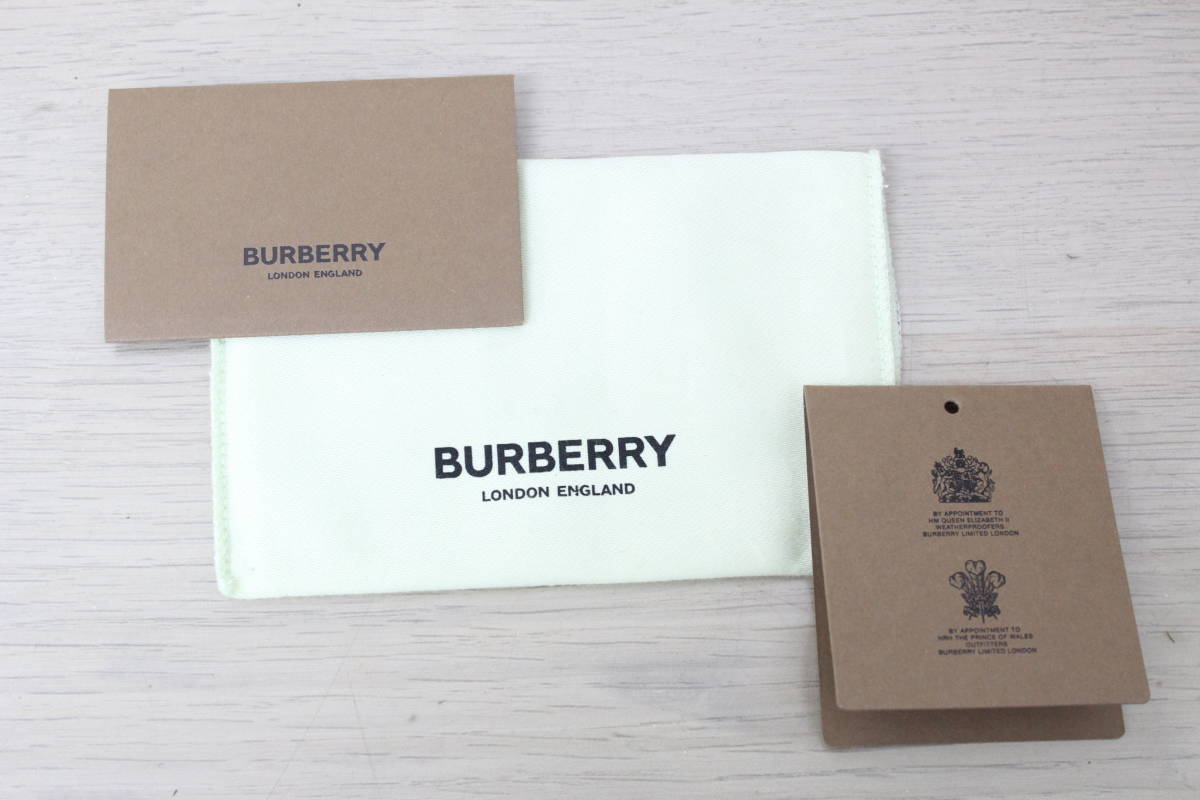 * beautiful goods * BURBERRY/ Burberry card-case money clip 5G166