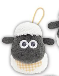 ◆送料無料◆ Shaun the Sheep soft toy ひつじのショーン ぬいぐるみ ベビーショーン まんまるプチマスコット My first オレンジ_画像1