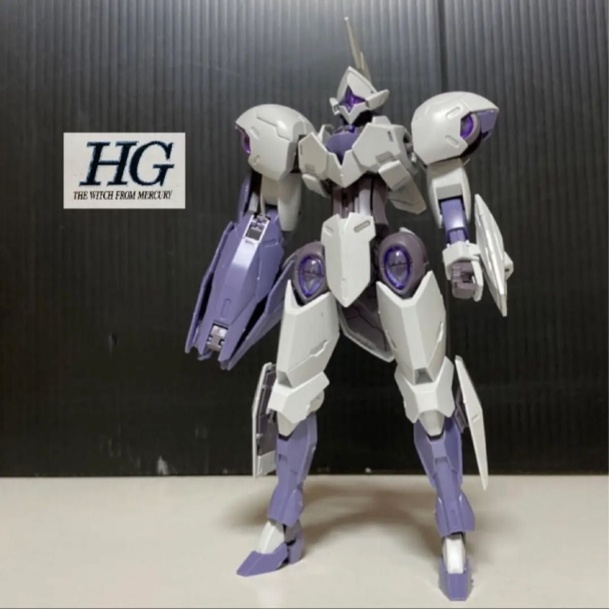 vkガンプラ完成品ジャンク 機動戦士ガンダム 水星の魔女 HG 1/144 ミカエリス バンダイ プラモデル