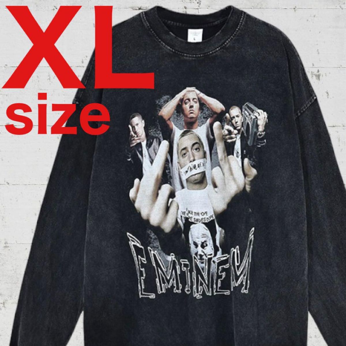 EMINEM エミネム ケミカルウォッシュ 長袖Tシャツ ロンT EMINEM エミネム ケミカルウォッシュ 長袖Tシャツ ロンT
