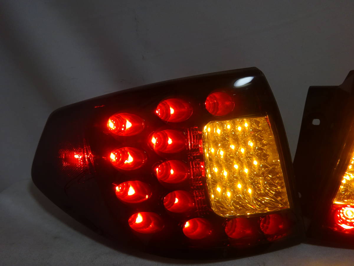 超希少 インプレッサ WRX STI GRB GRF GH GR ヴァレンティ Valenti ジュエル LED テールランプ フルLEDテール テールレンズ スモーク_画像6