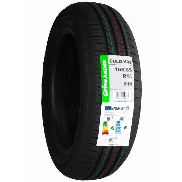 4本セット 165/65R15 2023年製造 新品サマータイヤ GRENLANDER COLO H02 送料無料 165/65/15_画像3