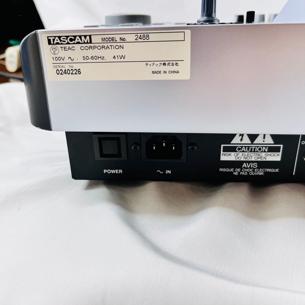 【極美品】TASCAM 2488 マルチトラックレコーダー MTR HDD